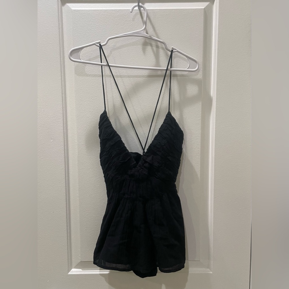 NEW…Treasure & Bond Gauze Peplum Top - Picture 4 of 4